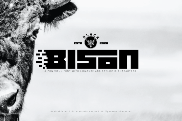 Black Bison: The Assertive Display Font That Commands Attention