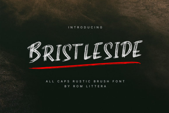 Bristleside: The Hand-Brushed Font for Handmade Designs