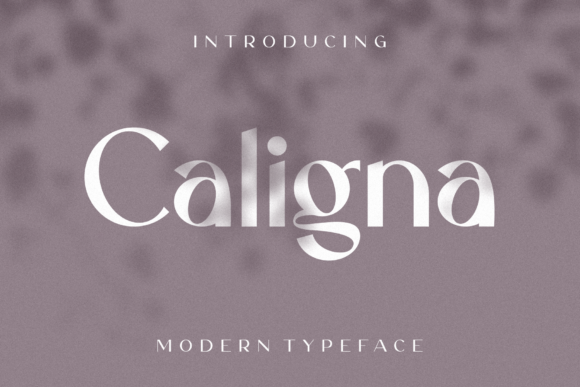 Caligna Font: A Display Typeface for Elegant Content