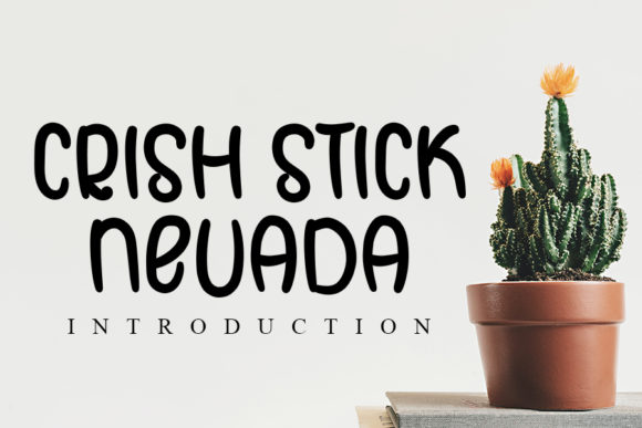 Crish Stick Nevada: A Joyful Display Font for Handmade Creators
