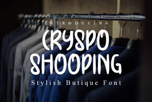 Cryspo Shooping: A Joyful Display Font for Branding That Feels Human