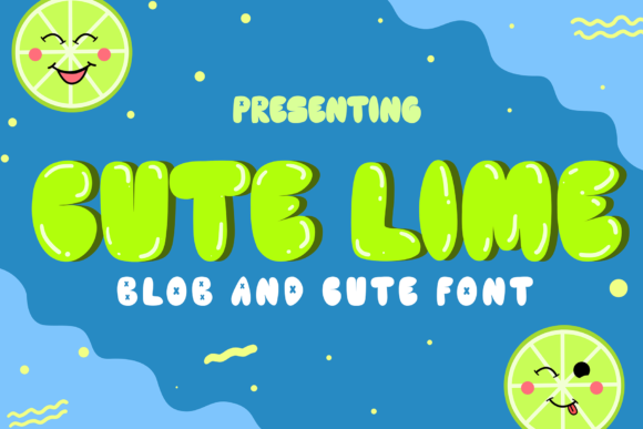 Cute Lime Font: A Bold, Friendly Display Typeface
