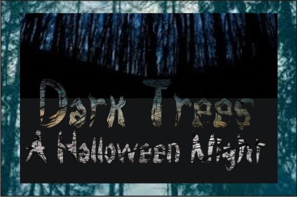 Dark Trees: A Display Font for Eerie Editorial Design