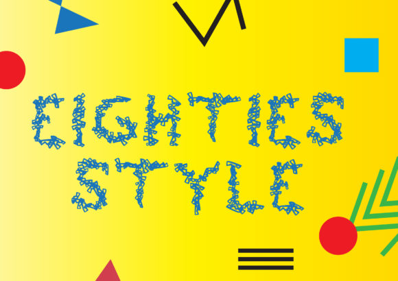 Eighties Style: A Display Font That Anchors Editorial Mood