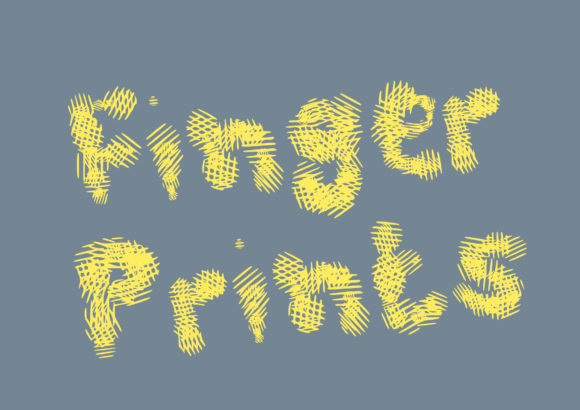 Finger Prints: A Playful Display Font for Scroll-Stopping Campaigns