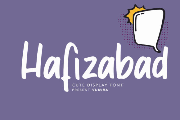 Hafizabad: A Display Font That Makes Campaigns Pop