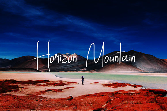 Horizon Mountain: A Display Font That Feels Like a Design Win