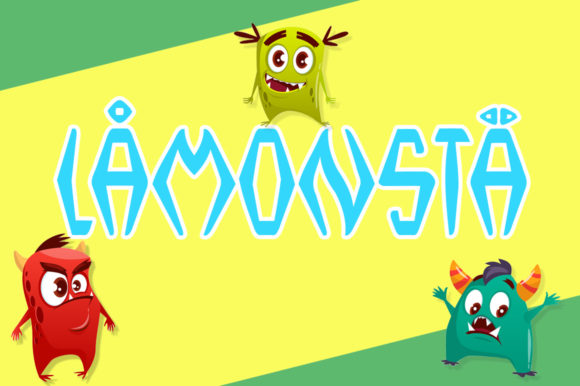 Lamonsta: A Fun Display Font for Playful Branding