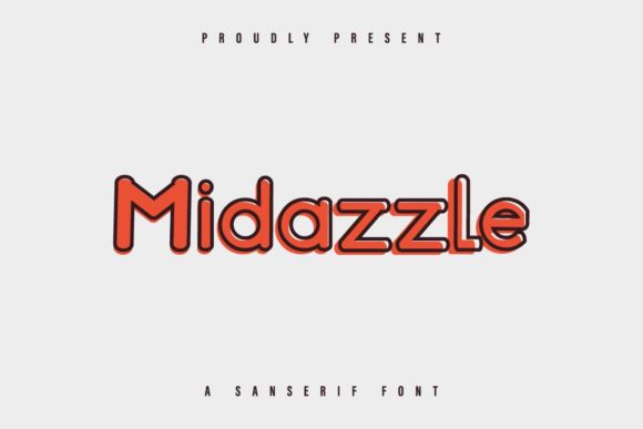 Midazzle: A Display Font That Cuts Through the Feed