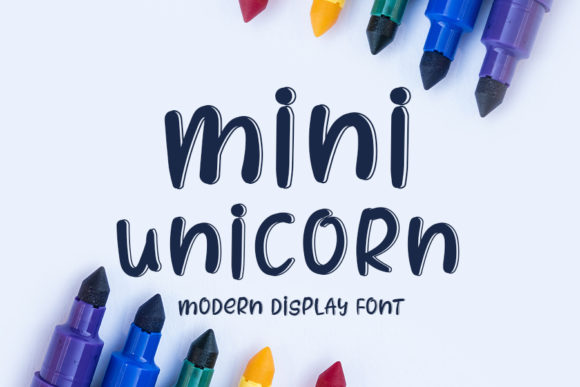 Mini Unicorn: A Cute Display Font for Friendly Branding