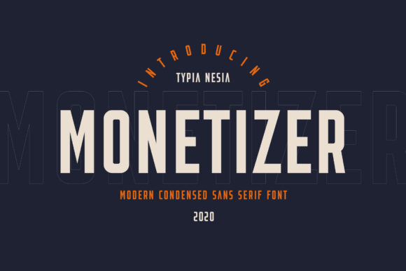Monetizer: A Bold Display Font for Standout Campaigns