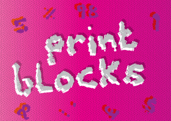 Print Blocks: A Friendly, Professional Display Font for Small Businesses