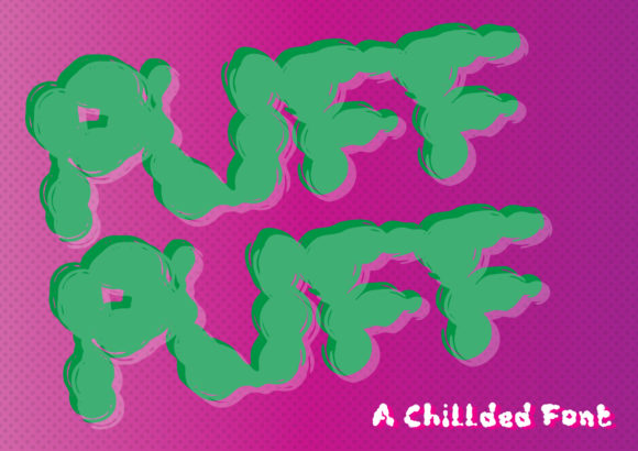 Puff Puff Font: A Cheerful Display Typeface for Playful Branding