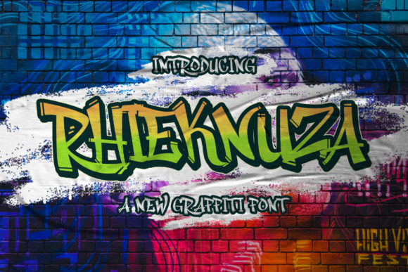 Rhieknuza: The Display Font That Brings Brands to Life