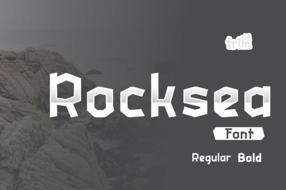 Rocksea: A Bold Display Font for Consistent Brand Identity