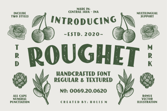 Roughet: A Bold Display Font That Elevates Real Small Business Branding