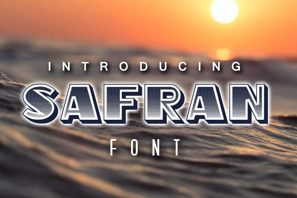 Safran: A Bold Display Font for Striking Web Designs