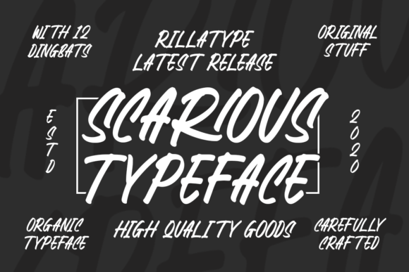 Scarious Typeface: A Distinctive Display Font for Editorial Design