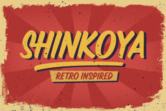 Shinkoya: A Vintage Display Font with Warmth and Character