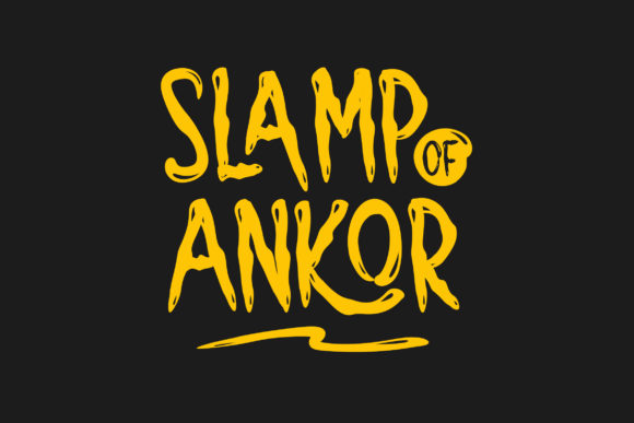 Slamp of Ankor: A Display Font That Strengthens Your Brand