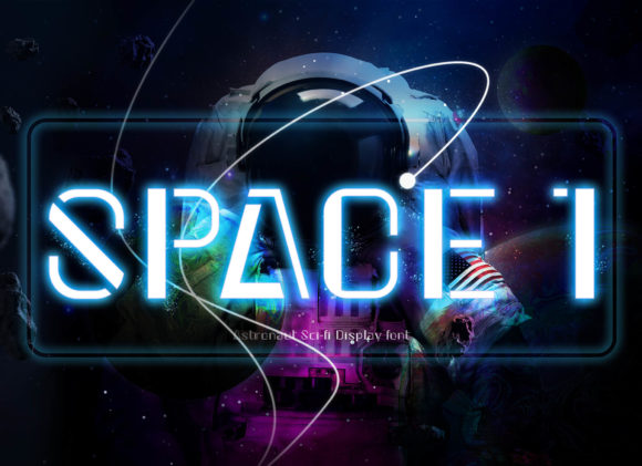 Space 1: A Futuristic Display Font That Commands Attention