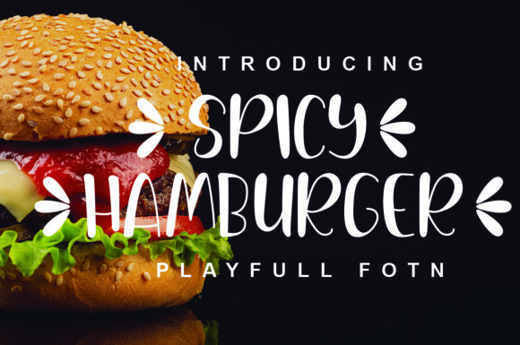 Spicy Hamburger: A Joyful Display Font for Branding