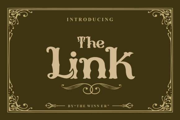 TheLink: A Playfully Nostalgic Display Font for Makers