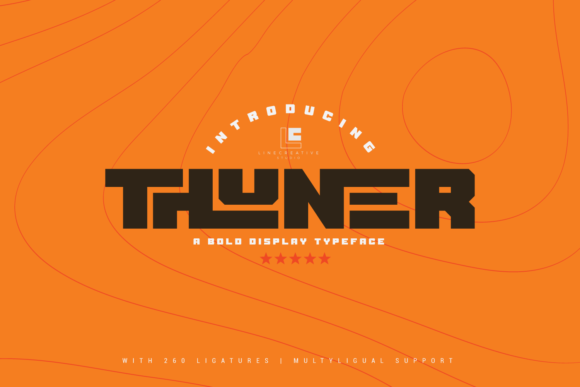 Thuner: A Bold Display Font That Earns Its Space