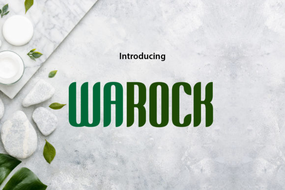 Warock: A Bold Display Font for Modern Web Design