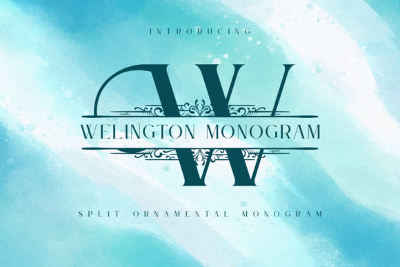 Welington Monogram: The Display Font For Memorable Branding