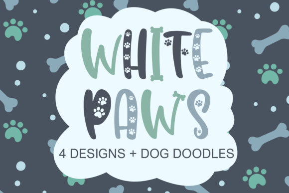 White Paws: A Display Font for Warm Editorial Design